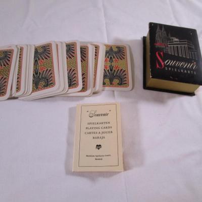Vintage Spielkarten (playing cards) game in box