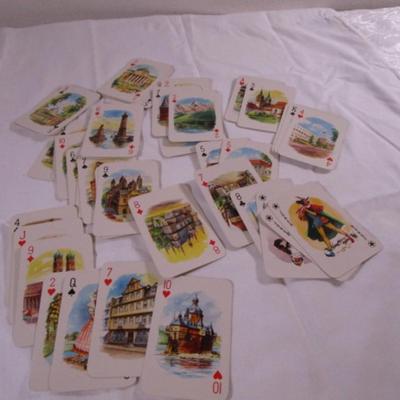 Vintage Spielkarten (playing cards) game in box