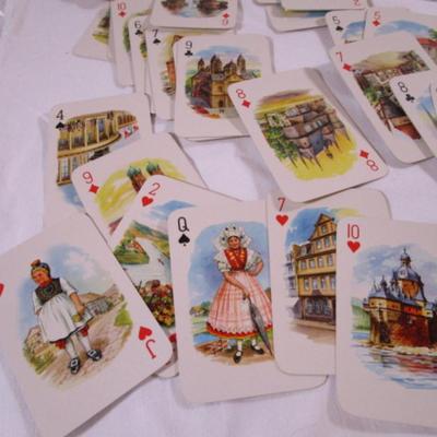 Vintage Spielkarten (playing cards) game in box