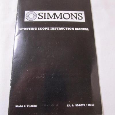 Like new in box, Simmons spotting scope