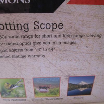 Like new in box, Simmons spotting scope