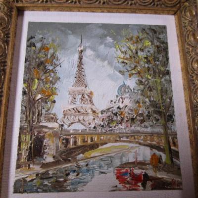 Eiffel Tower painting