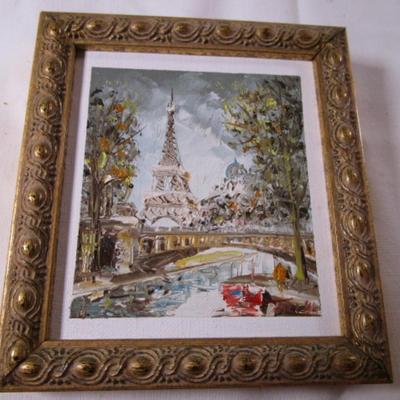 Eiffel Tower painting
