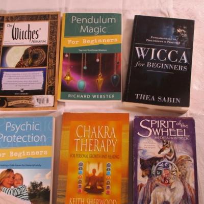 5 mystic books, 1 VHS