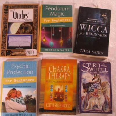 5 mystic books, 1 VHS
