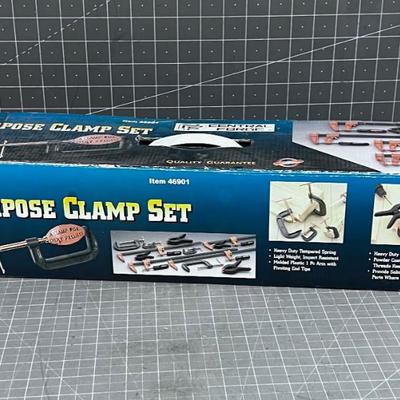 12 Piece ALL PURPOSE Clamp Set 