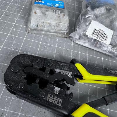 KLIEN Tools Communications Cable Crimper