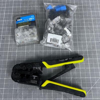 KLIEN Tools Communications Cable Crimper