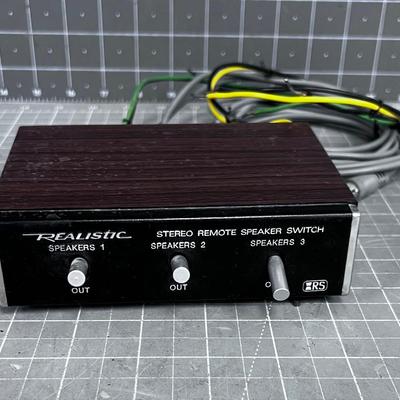 REALISTIC Stereo Remote Speaker Switch, Vintage