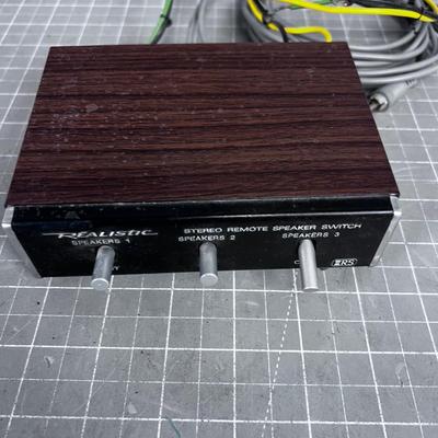 REALISTIC Stereo Remote Speaker Switch, Vintage