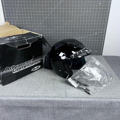 HJC New Motorcycle Helmet w/Clear Visor XXL