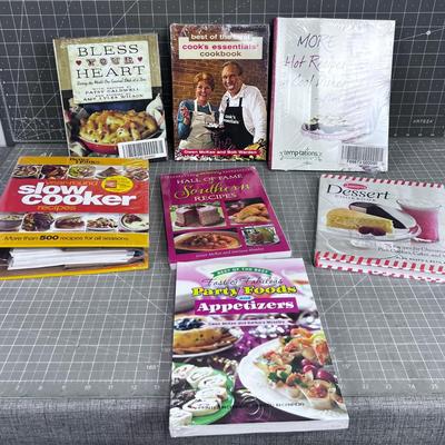 7 Brand New Cook Books 