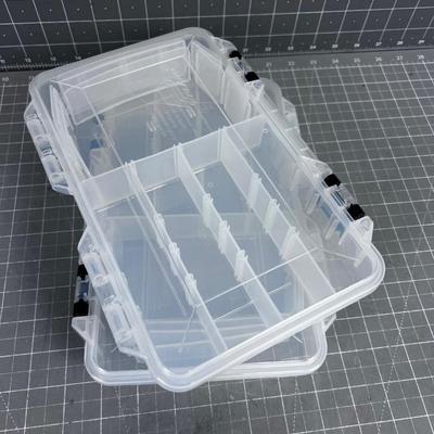 2 New Smaller Tackle Box 
