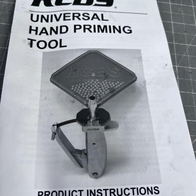 RCVS Hand Priming Tool 