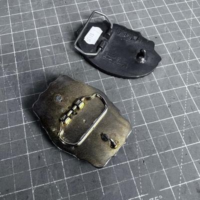 2 Belt Buckles. 