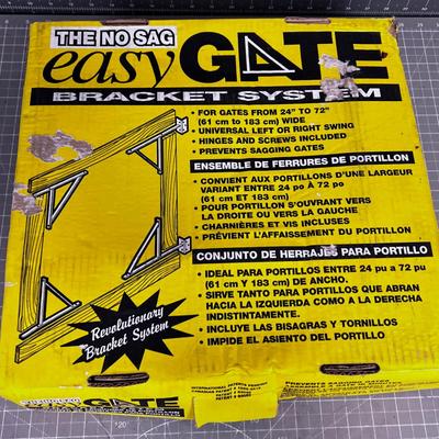 Easy Gate Bracket System NEW IN THE BOX