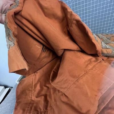 Tribal Pattern DUVET with Skirt Rust & Brown 