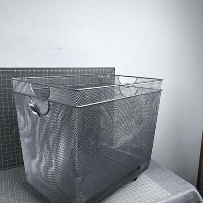 2 Large Rolling Bins