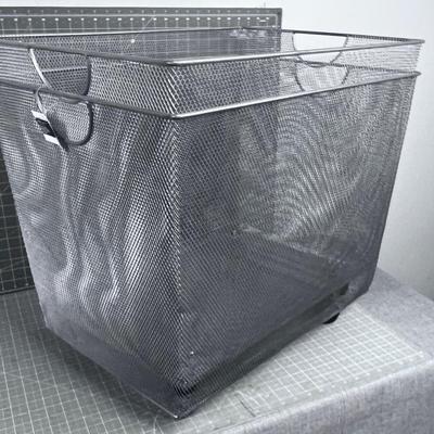 2 Large Rolling Bins