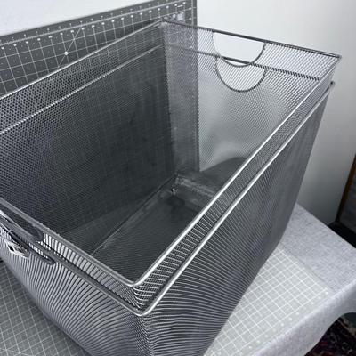 2 Large Rolling Bins