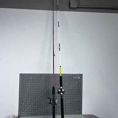 2 Bait Casting Poles & Reels 