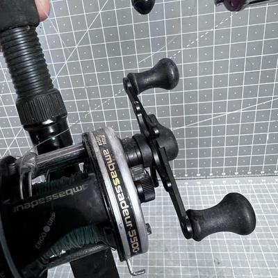 2 Bait Casting Poles & Reels 