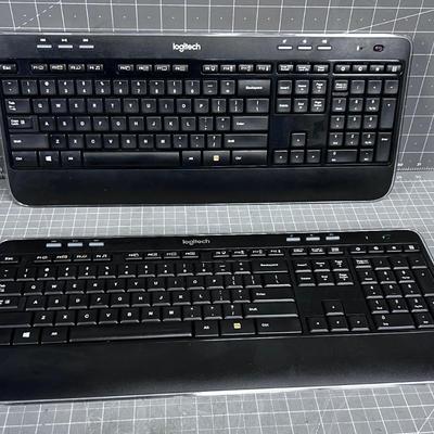 2- Logitech Wireless Key Boards 