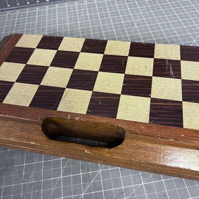 Travel Chess Set, w/Wood Chessmen