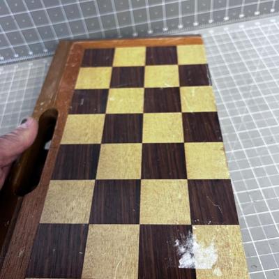 Travel Chess Set, w/Wood Chessmen