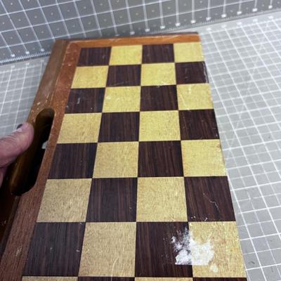 Travel Chess Set, w/Wood Chessmen