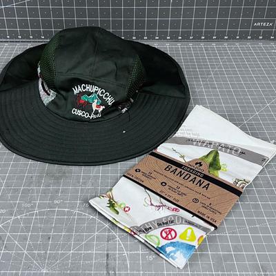 Sun Hat & Foraging Bandana