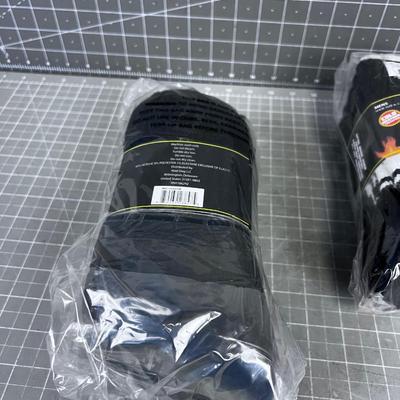 2 PAIRS of Men's HOT FEET Heavy Thermal Socks
