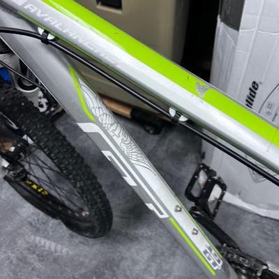 Avalanche GT Mountain Bike, Green & Silver 