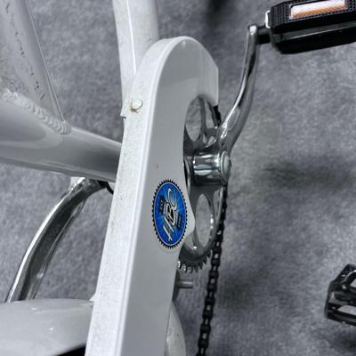 Hyper Beach Cruiser, White & Blue 