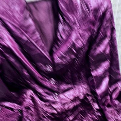 Lafayette 148 Women's Metallic Purple Jacket