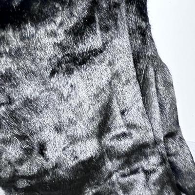 CHAPS Denim Faux Fur Vest 