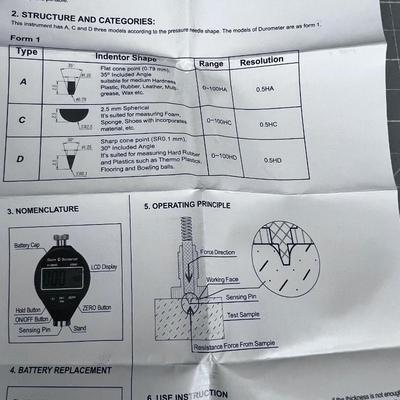 SHORE C Durometer