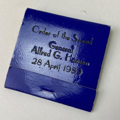 SERVICE MEDALLION US AIR FORCE GENERAL ALFRED G HANSEN 1989 