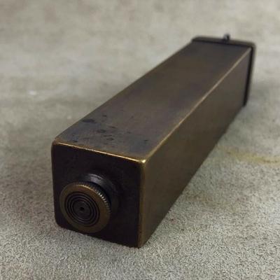 antique BRASS SIGHT LINE LEVEL "Hand Level"