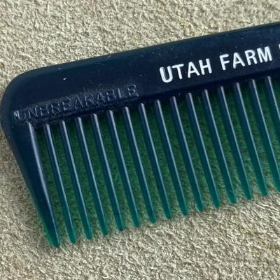 UTAH FARM BUREAU MUTUAL INSURANCE ADVERTISING PREMIUM POCKET COMB
