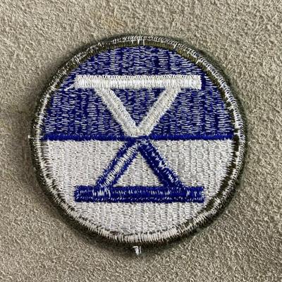 US ARMY X CORPS SHOULDER SLEEVE INSIGNIA korean war 