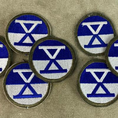 US ARMY X CORPS SHOULDER SLEEVE INSIGNIA korean war 