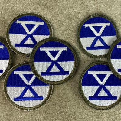 US ARMY X CORPS SHOULDER SLEEVE INSIGNIA korean war 