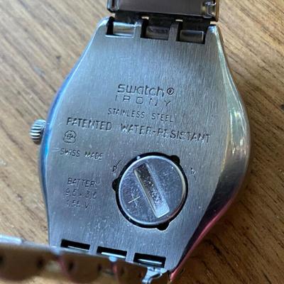 SWATCH IRONY 1998 STAINLESS STEEL SWISS QUARTZ MENS WATCH