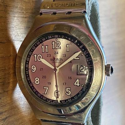 SWATCH IRONY 1998 STAINLESS STEEL SWISS QUARTZ MENS WATCH