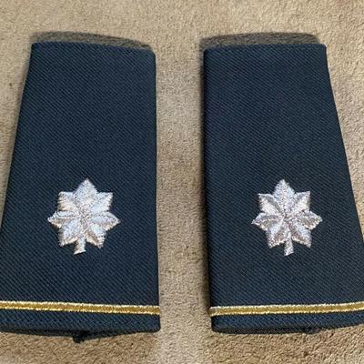 vintage US ARMY LIEUTENANT COLONEL EPAULETS SHOULDER BOARDS 