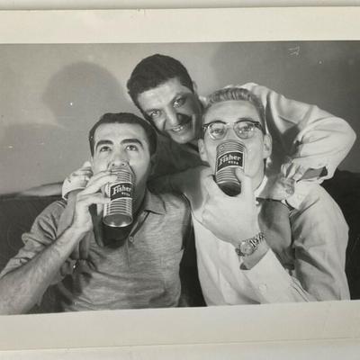 FISHER BEER SALT LAKE CITY UTAH B/W PHOTO SNAPSHOTS 1950s pair