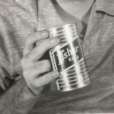 FISHER BEER SALT LAKE CITY UTAH B/W PHOTO SNAPSHOTS 1950s pair