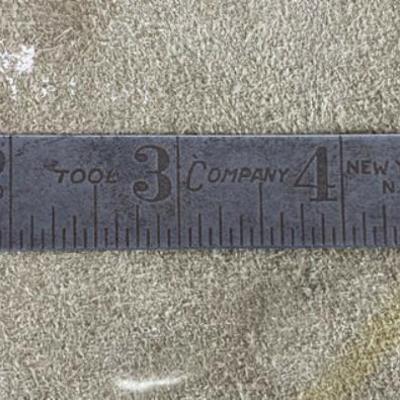 vintage STEELCRAFT TOOL NEW YORK GERMANY 24" FOLDING RULER No 2 