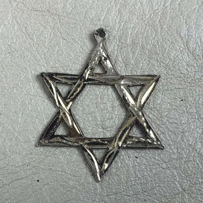 STERLING SILVER STAR OF DAVID JHS MEXICO